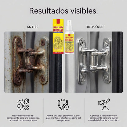 🔧 Oferta por tiempo limitado: ¡50% de descuento! ✨ Eliminador de óxido y limpiador de metales – Spray multiusos, 180 ml ✨