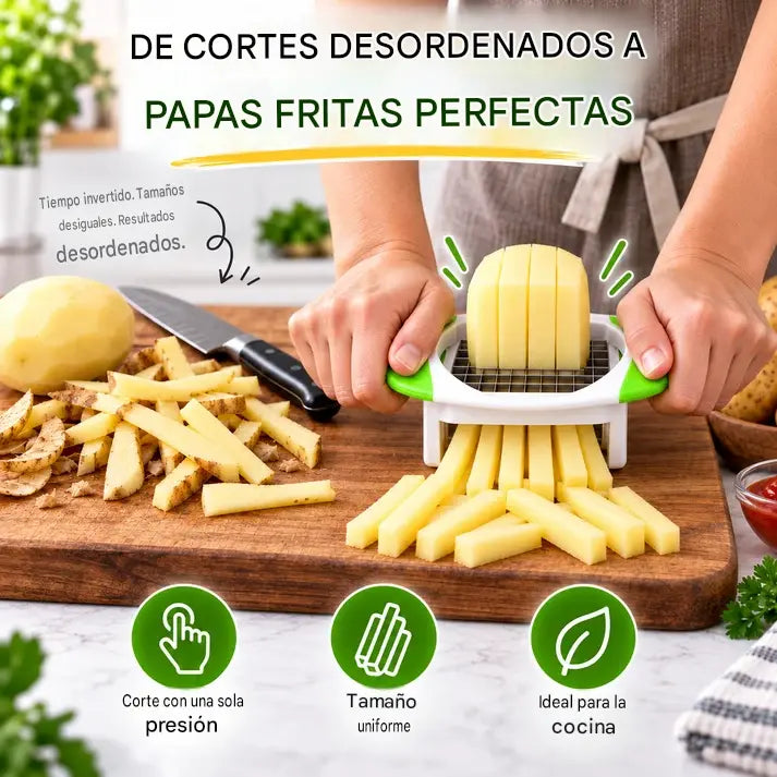 🔥Promoción por tiempo limitado: 50% de descuento🔥 Cortador manual de patatas fritas