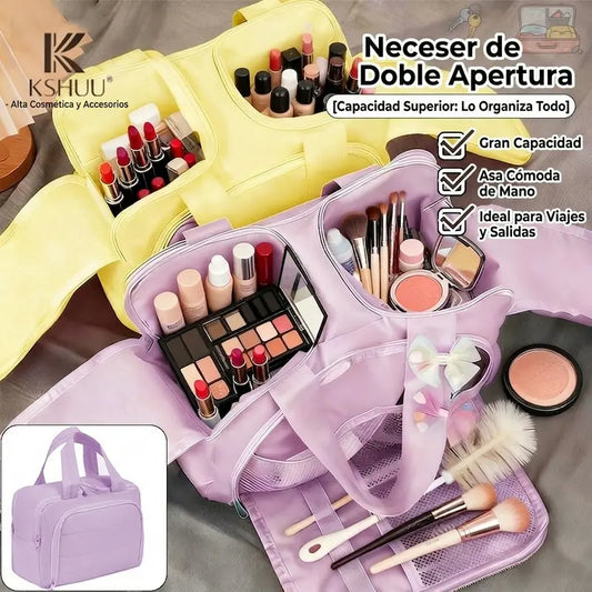 🎁🎁Nuevo neceser de gran capacidad, bolsa de almacenamiento portátil, neceser de viaje.