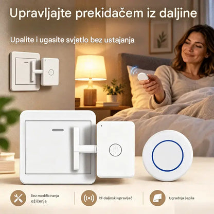 📱💡Bežični pametni daljinski upravljač za rasvjetu bez potrebe za ožičenjem – praktično rješenje za paljenje i gašenje svjetla na daljinu