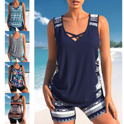 【30% DE DESCUENTO】👙 Traje de baño deportivo de dos piezas para mujer 【Tallas S-5XL】