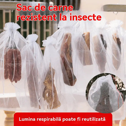 🐷🐮🍖【20 kom】Posebna vrećica od gaze za sušenje svinjskog mesa za zaštitu od insekata i ptica