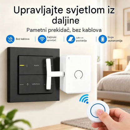 📱💡Bežični pametni daljinski upravljač za rasvjetu bez potrebe za ožičenjem – praktično rješenje za paljenje i gašenje svjetla na daljinu