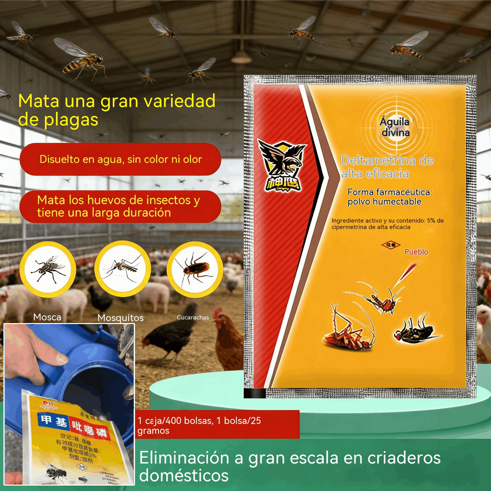 【10PCS】Spray especial para matar mosquitos y moscas para granjas de cría