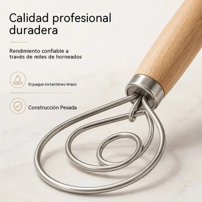 24 euros por pieza--Utensilio de cocina -- 🥖🥖 Mezcladora de masa danesa de acero inoxidable