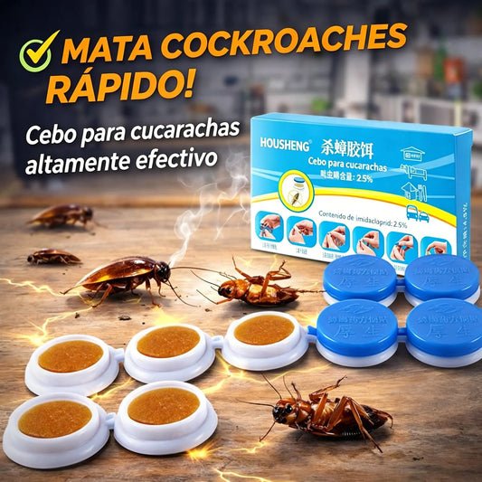 30%OFF💥【5 cajas con 40 cápsulas】 Parche de cebo de gel fuerte para matar cucarachas