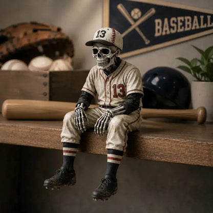 💀⚾Figura de calavera de béisbol