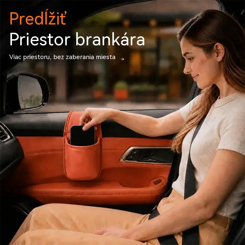 2 kusy za 24 €🚗 Viac priestoru a poriadok v aute! Kožený držiak na dvere auta / na pohár a telefón (jednoduchá montáž na okno / ponuka 1+1 ZADARMO – dostanete 2 kusy)! ✨