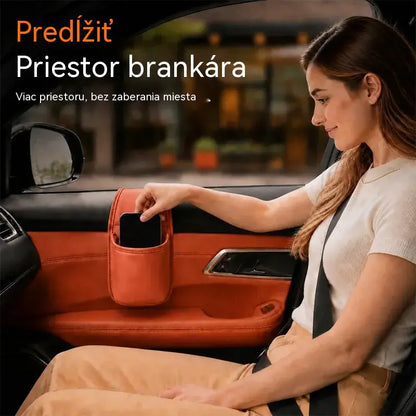 2 kusy za 24 €🚗 Viac priestoru a poriadok v aute! Kožený držiak na dvere auta / na pohár a telefón (jednoduchá montáž na okno / ponuka 1+1 ZADARMO – dostanete 2 kusy)! ✨