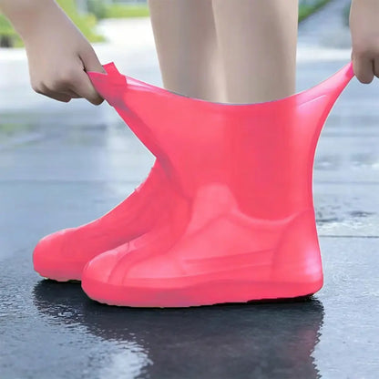 【2 pares por 25 euros】¡Evita que tus zapatillas se empapen! Cubrezapatos impermeables de alta resistencia: antideslizantes y plegables para llevar en el bolso 🌧️