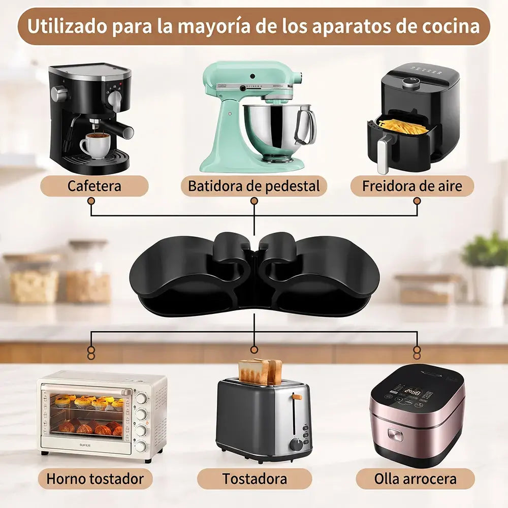 【5 piezas 24€】Organizador de cables de escritorio sin necesidad de taladrar