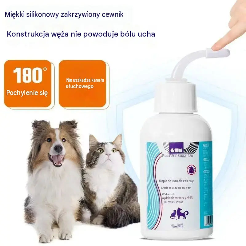 【Kup 1, a 1 dostaniesz gratis】🐶🐱 Środek do czyszczenia uszu, który łagodzi swędzenie w uszach psów i kotów.