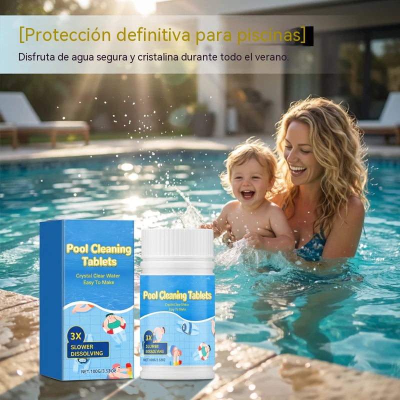 Compra uno y llévate otro gratis 💧💧Pastillas efervescentes multiusos para la limpieza, clarificación y desodorización del agua de piscinas.