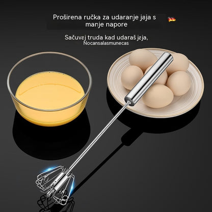 🎁Kupite jedan, dobijte jedan gratis🎁Poluautomatske i ručne mutilice za jaja od nehrđajućeg čelika