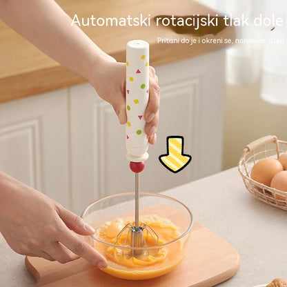 24 euro [Set od dva dijela] 🥚 Poluautomatska odvojiva mutilica za jaja, izrađena od nehrđajućeg čelika 304 ✨
