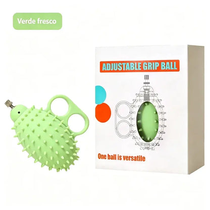 Pelota ortopédica para la recuperación de dedos y manos, con anillos de fijación, dispositivo de entrenamiento de fuerza y movilidad para personas mayores o con secuelas de un derrame cerebral.