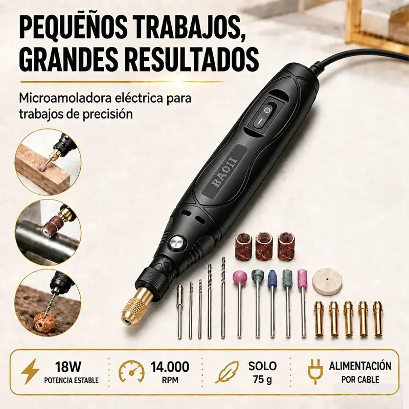 Molinillo eléctrico pequeño de mano