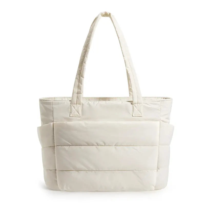 Bolso de hombro multicompartimento de gran capacidad