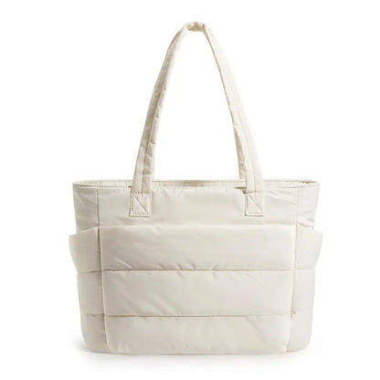 Bolso de hombro multicompartimento de gran capacidad