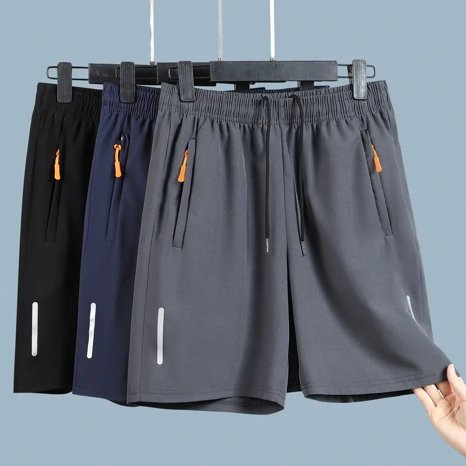 👖😎【3-dielna sada】【M-8XL】Pánske rýchloschnúce elastické šortky