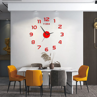 🕑✨Reloj de pared acrílico luminoso 3D sin necesidad de taladrar (requiere montaje)