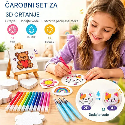🎨3D set boja za teksturu spužve