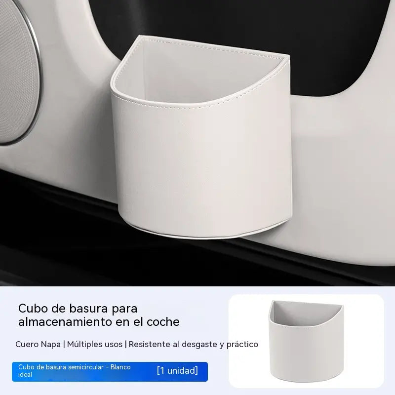 🥳¡Producto estrella de 2026! 🚗🧺 ¡50% de descuento! Portavasos de cuero genuino para puertas de coche 🛡️✨