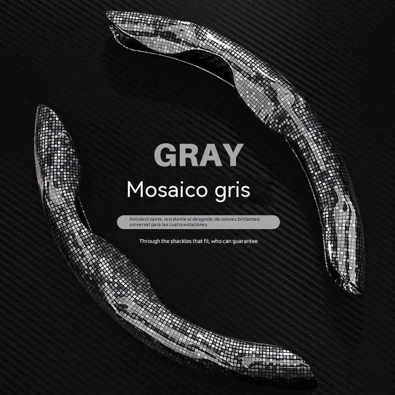 【31€】1 juego de 2 piezas-Funda para volante segmentada con diseño de mosaico