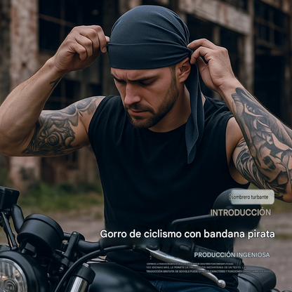 Nueva diadema pirata de secado rápido y transpirable