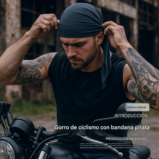 Nueva diadema pirata de secado rápido y transpirable