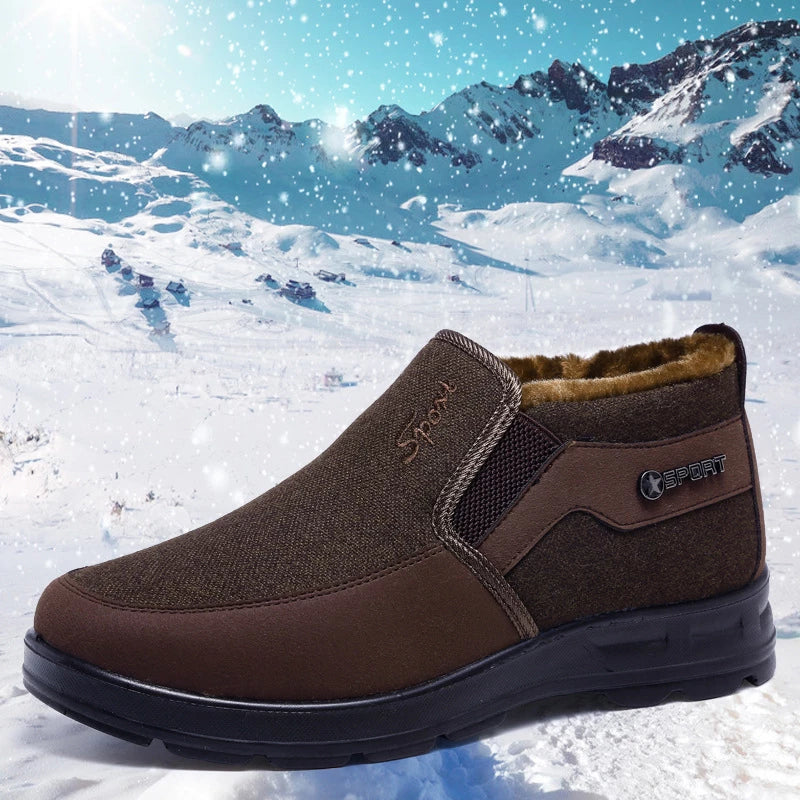 🦶【38-47】Nové pánske zimné čižmy Thickened Plus Fleece protišmykové čižmy z mäkkej bavlny