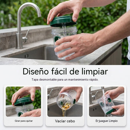 🐝☀️ Trampa solar para avispas para patios y jardines 🔋🌿 – Altamente eficiente, recargable, resistente a la intemperie, cubre hasta 500 metros cuadrados.