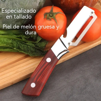 【30%OFF】💥Compra 1, llévate 1 gratis💥🔪Pelador multifuncional de acero inoxidable🧅