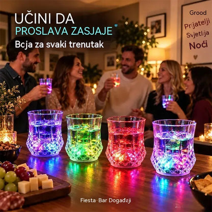 ✨💎LED set kristalnih čaša koji svijetli kada su izloženi tekućini🥂