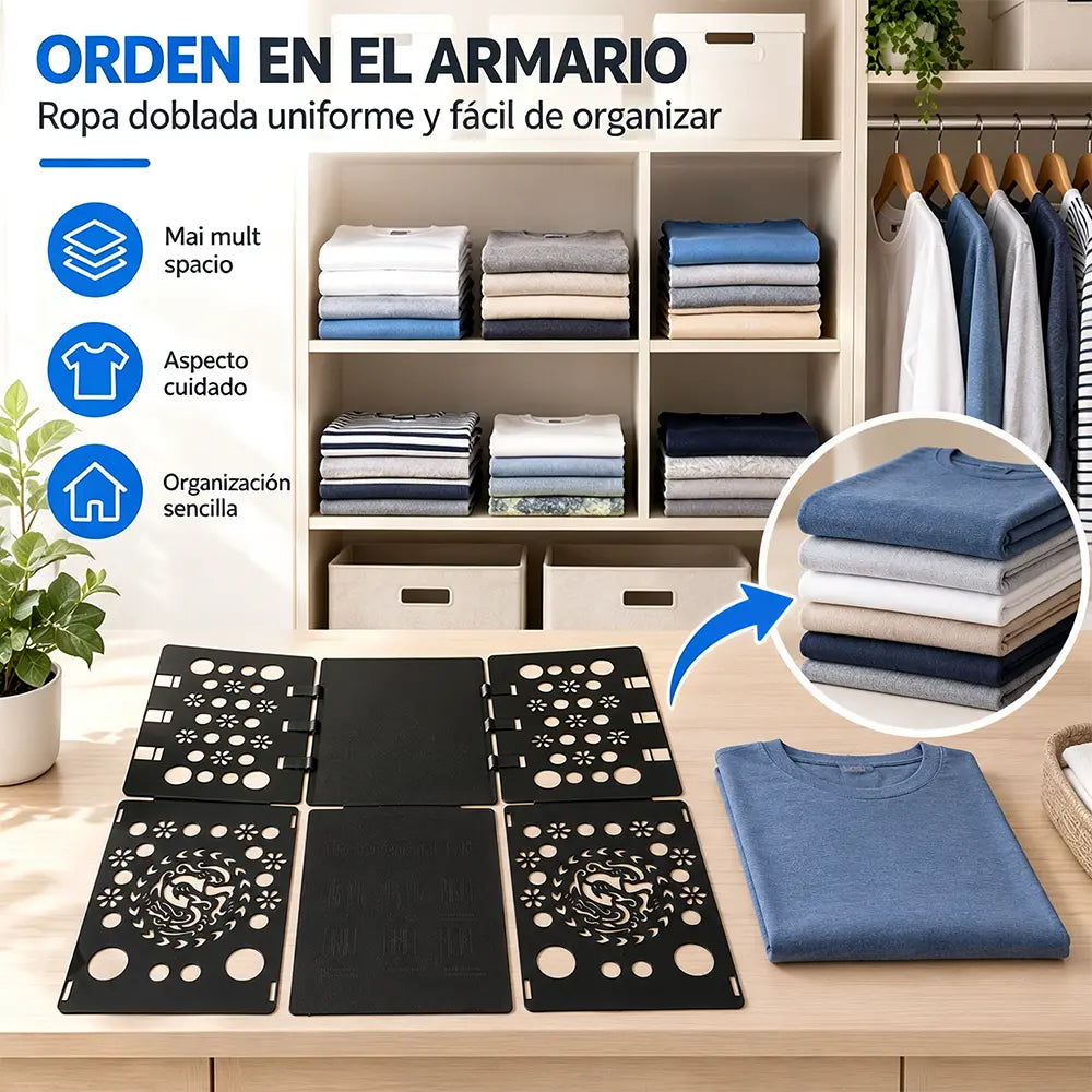 Tabla para doblar camisas
