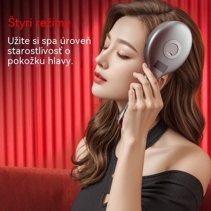 💆‍♀️Tento masážní hřeben s funkcí rozprašování dokáže uvolnit pokožku hlavy, je vhodný pro styling a domácí péči o vlasy a má také vibrační masážní funkci.