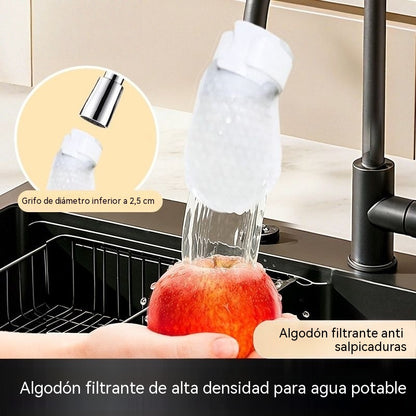 50 piezas🔥Producto más vendido🔥 Filtro para grifo: evita salpicaduras y óxido. Fácil instalación, agua más limpia 🚿💧