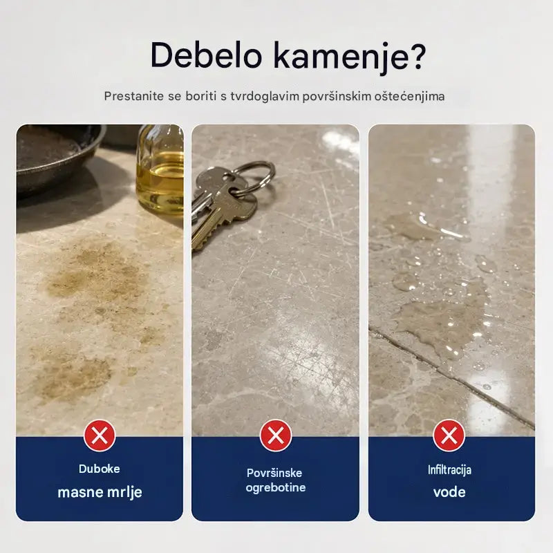 ✨ Sredstvo za čišćenje i poliranje mramora – Nježno čisti, pojačava sjaj te štiti i zatvara kamen ✨