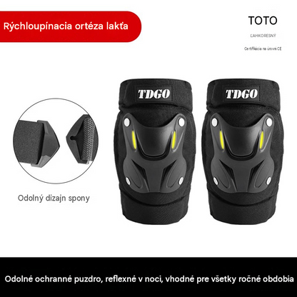 Fluorescenčné ochranné chrániče kolien pre všetky ročné obdobia