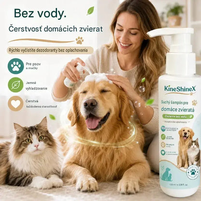 🐶🐶 Penový šampón bez oplachovania vhodný pre domáce zvieratá