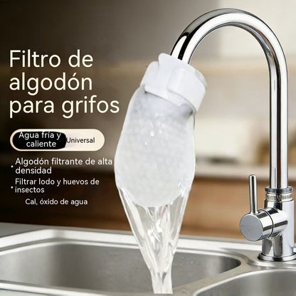 50 piezas🔥Producto más vendido🔥 Filtro para grifo: evita salpicaduras y óxido. Fácil instalación, agua más limpia 🚿💧