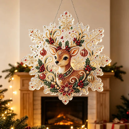⏰🎁Set božićnih ukrasa za slikanje dijamantima