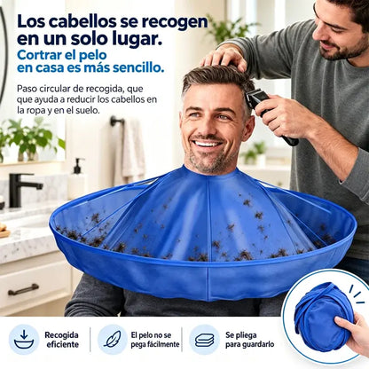 📢2 piezas 25€📢¡¡50% de descuento!! ⏰Capa transpirable para corte de pelo y bata de salón inodora para teñido (talla para adultos)