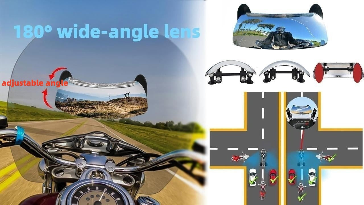 Zrkadlo na čelné sklo motocykla