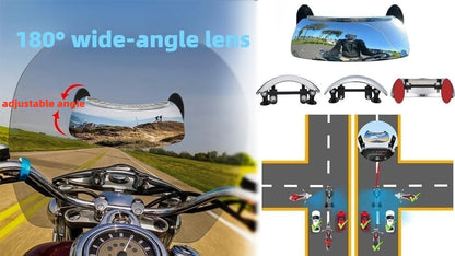 Zrkadlo na čelné sklo motocykla
