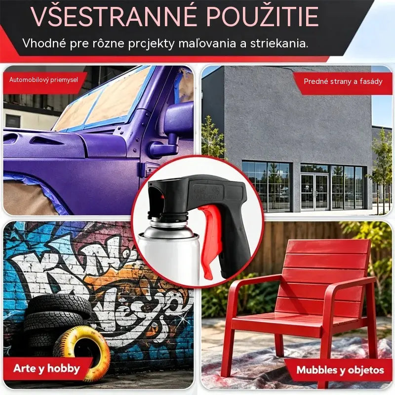 🔥🔥Kúpte 1, druhý získate zadarmo🔥2 kusy za 20 eur🔥🎨🔧 Prídavná rukoväť na spreje | Ergonomický úchop na lakovanie áut, stien a kutilské projekty