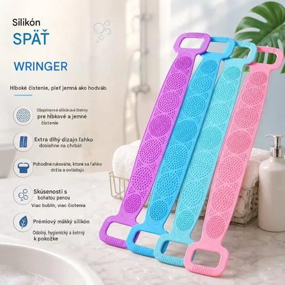 4 kusy za 24 eur🌿🛁 Extra dlhá silikónová kefa na chrbát – čistí, masíruje a stará sa! ✨💙