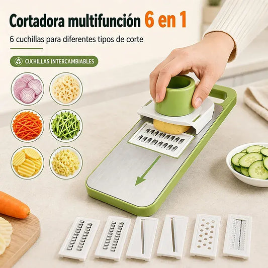 Cortador de verduras tipo mandolina multifuncional