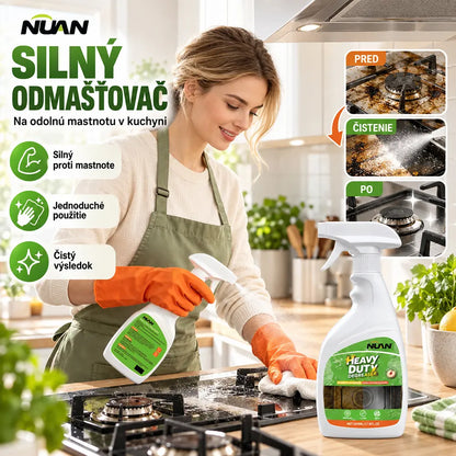 🔥Časovo obmedzená polovičná cena🔥! Nový čistič olejových škvŕn z roku 2026, jedno nastriekanie a automaticky rozloží škvrny, nie je potrebné silno drhnúť.