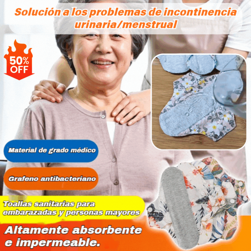 🔥【4 pieza】Discos de algodón lavables antibacterianos de grafeno